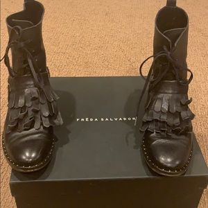 Freda Salvador combat boots